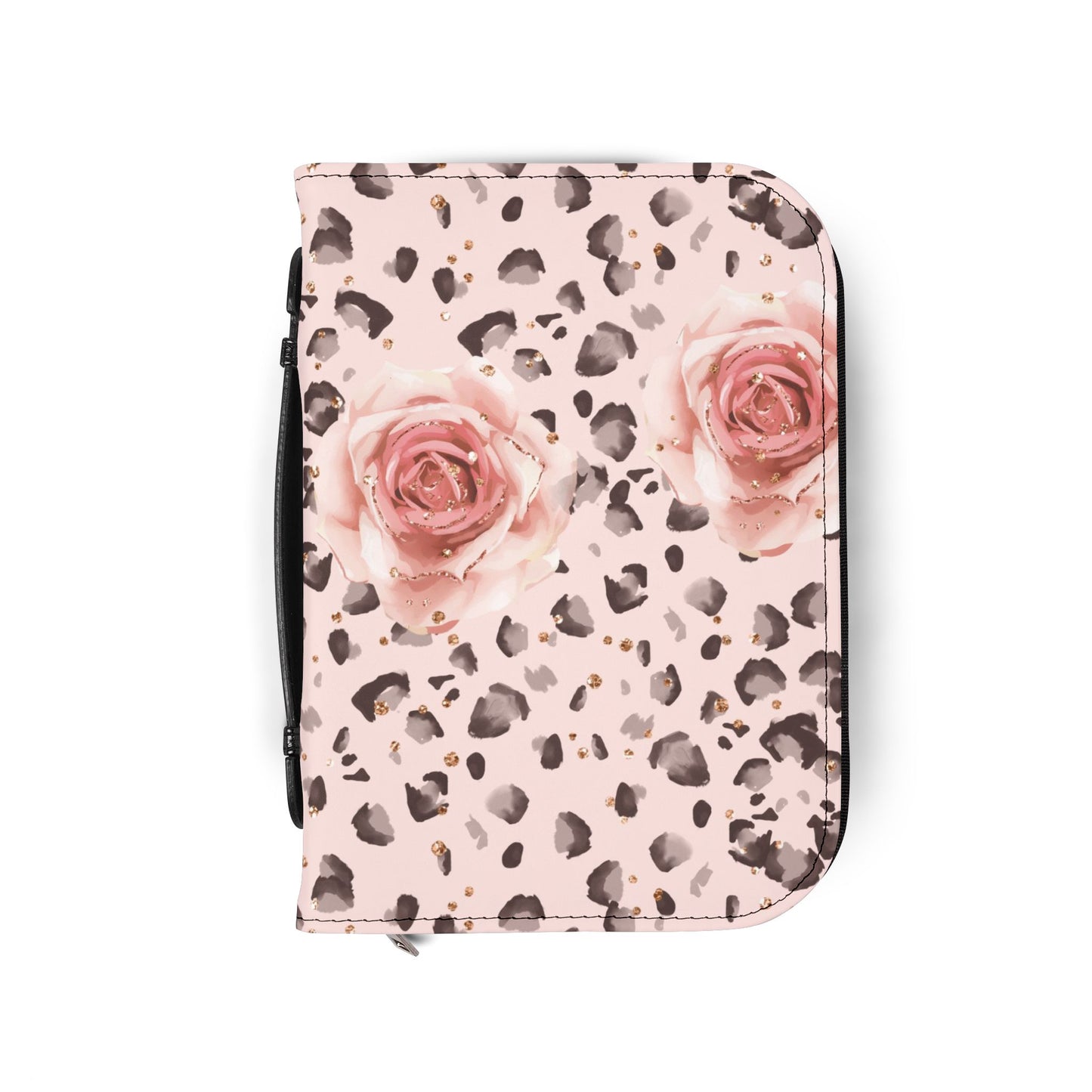 Blush Floral Bible Cover, Elegant Religious Gift for Women, Church Accessories, Personalized Scripture Holder, Christian Journal Cover