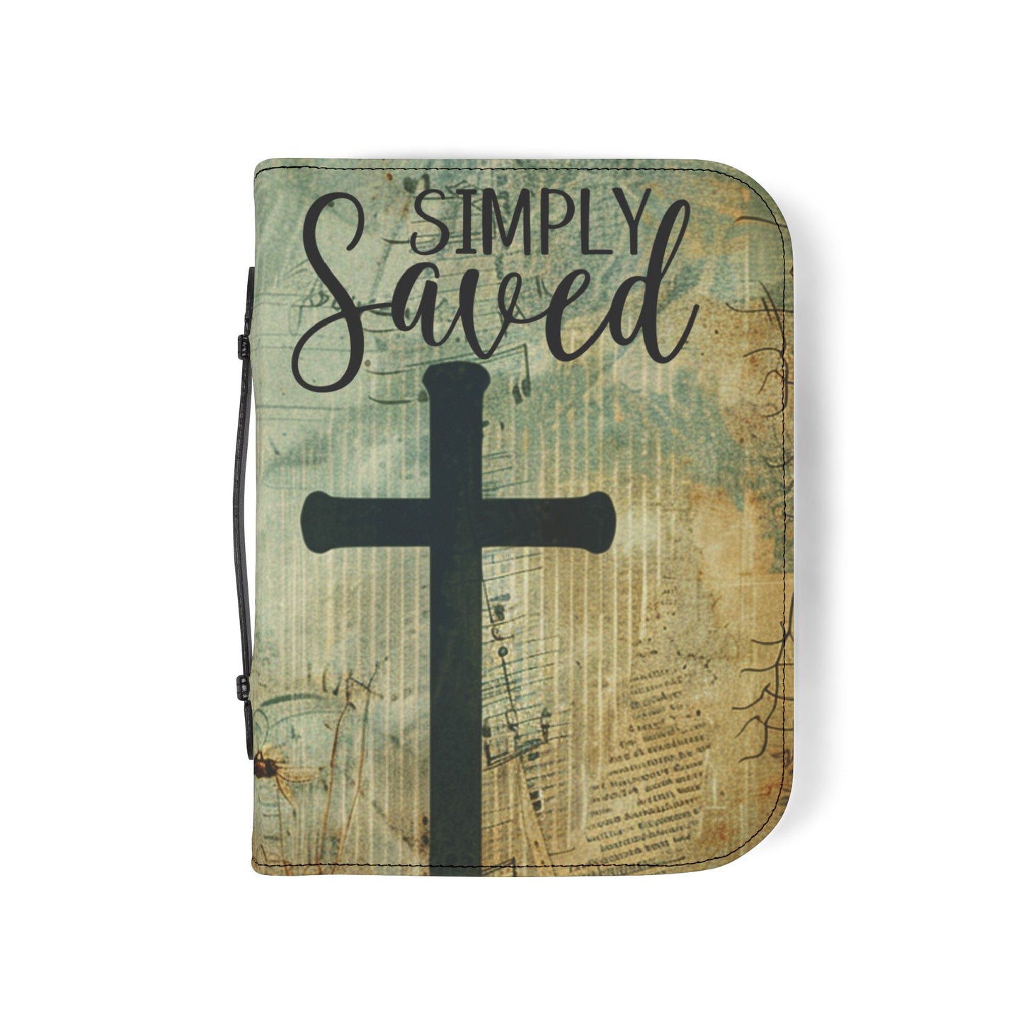 Stylish Bible Cover with Inspirational Design, Christian Gift, Journal Organizer, Scripture Holder, Church Accessory, Faith-Based Keepsake