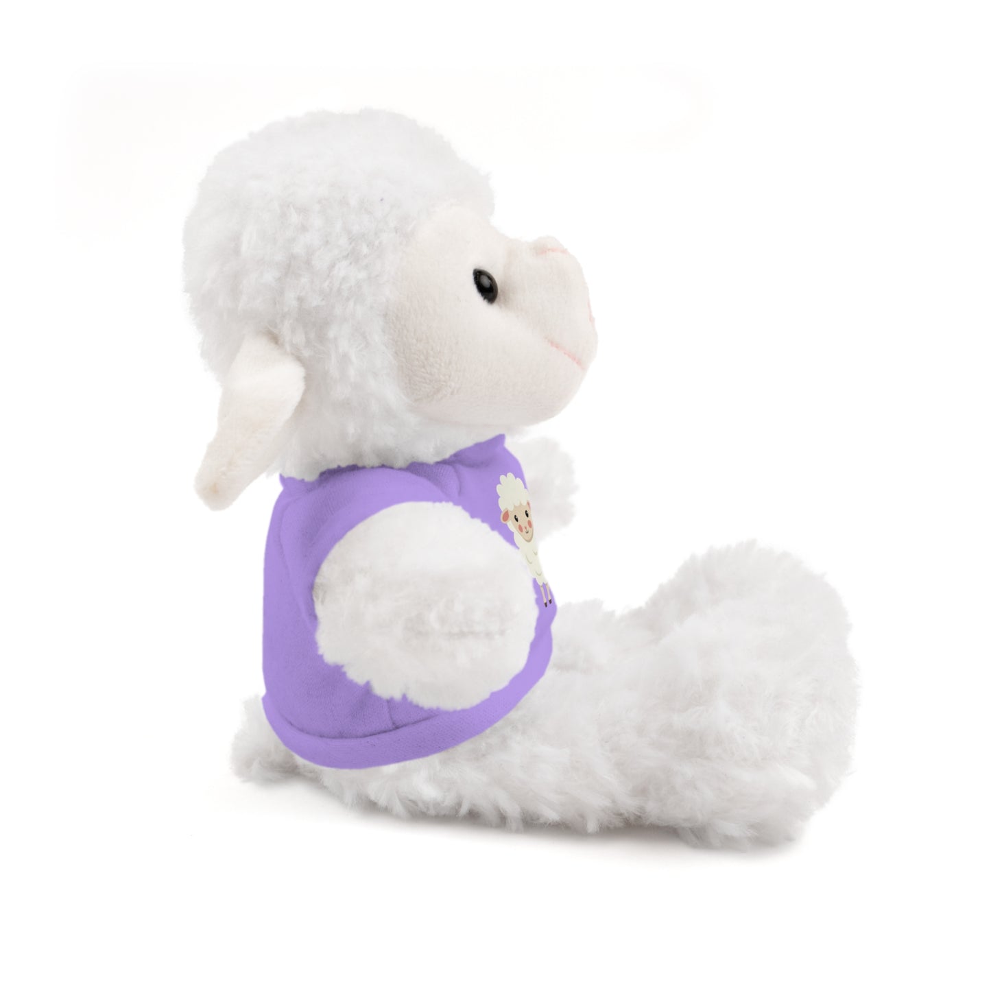 Adorable Stuffed Animal with Tee - Perfect Gift for Kids, Baby Showers, Nursery Decor, Cuddle Buddy, Unique Plush Toy
