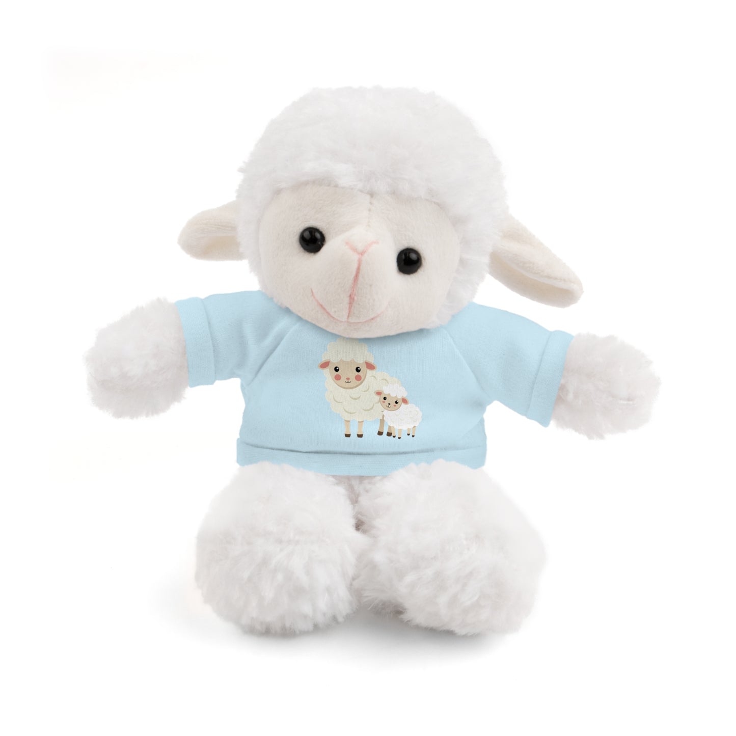 Adorable Stuffed Animal with Tee - Perfect Gift for Kids, Baby Showers, Nursery Decor, Cuddle Buddy, Unique Plush Toy