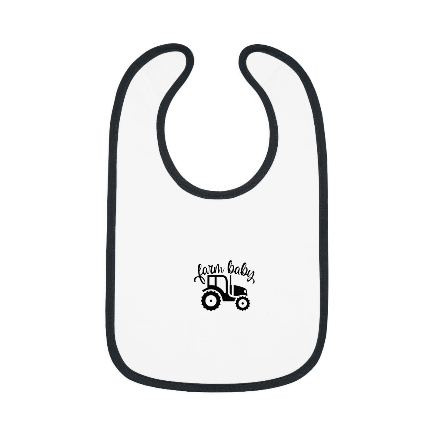 Farm Baby Bib, Cute Baby Bib for Newborns, Infant Gift, Tractor Bib, Baby Shower Gift, Farm-Themed Baby Essentials