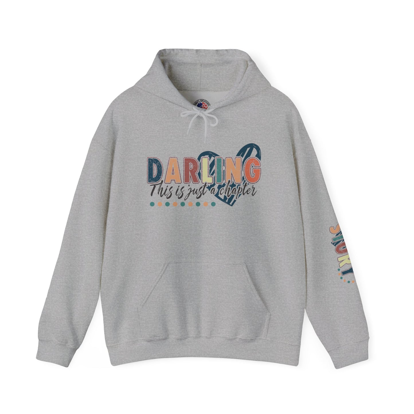 Darling Heart Hoodie - Cozy Unisex Sweatshirt, Perfect for Gifts, Valentine's Day, Love Theme, Everyday Comfort