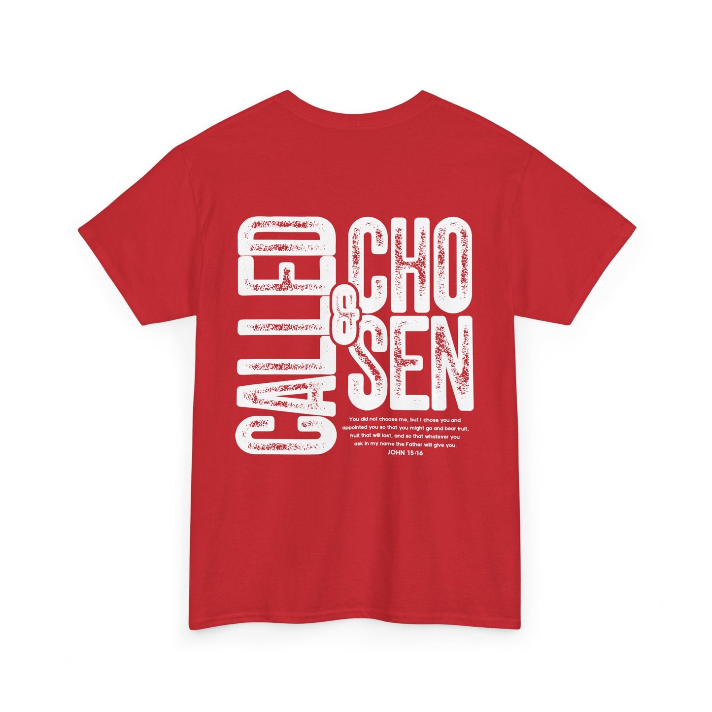 Unisex Heavy Cotton Tee - Called & Chosen, Inspirational Graphic Shirt, Faith-Based Apparel, Everyday Casual Wear, Perfect Gift for [...]
