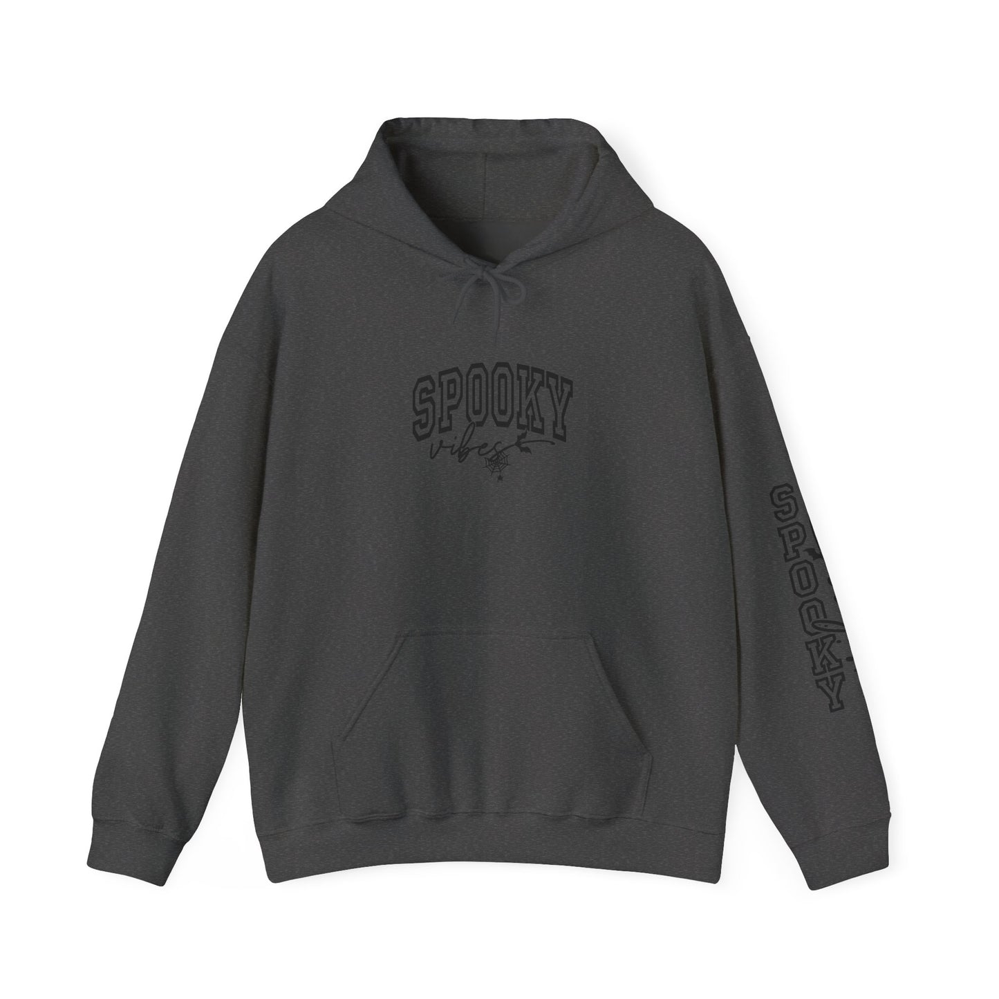 Spooky Sweatshirt for Halloween, Unisex Hooded Sweatshirt, Cozy Fall Apparel, Ghostly Gift, October Celebrations, Casual Halloween Wear