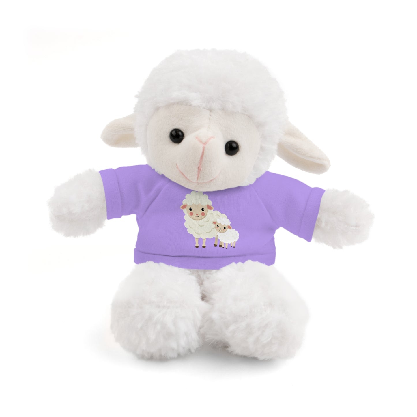 Adorable Stuffed Animal with Tee - Perfect Gift for Kids, Baby Showers, Nursery Decor, Cuddle Buddy, Unique Plush Toy