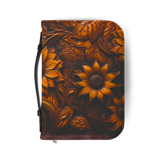 Floral Bible Cover, Inspirational Book Case, Religious Gift, Sunflower Design, Church Accessories, Faith-Based Decor, Personalized [...]