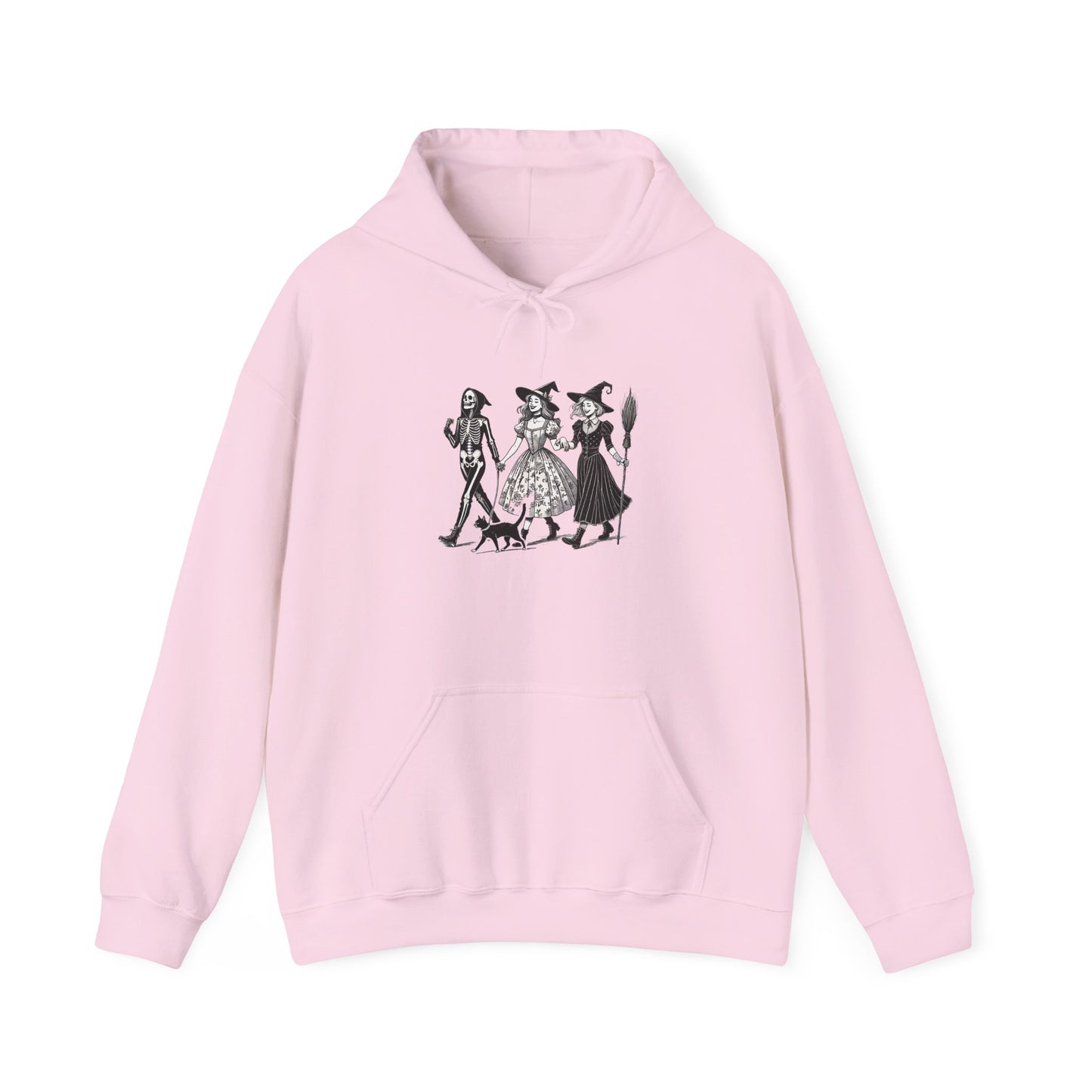Whimsical Witchy Sweatshirt - Cozy Halloween Hoodie, Cute Gift for Fall, Unisex Casual Wear, Perfect for Parties