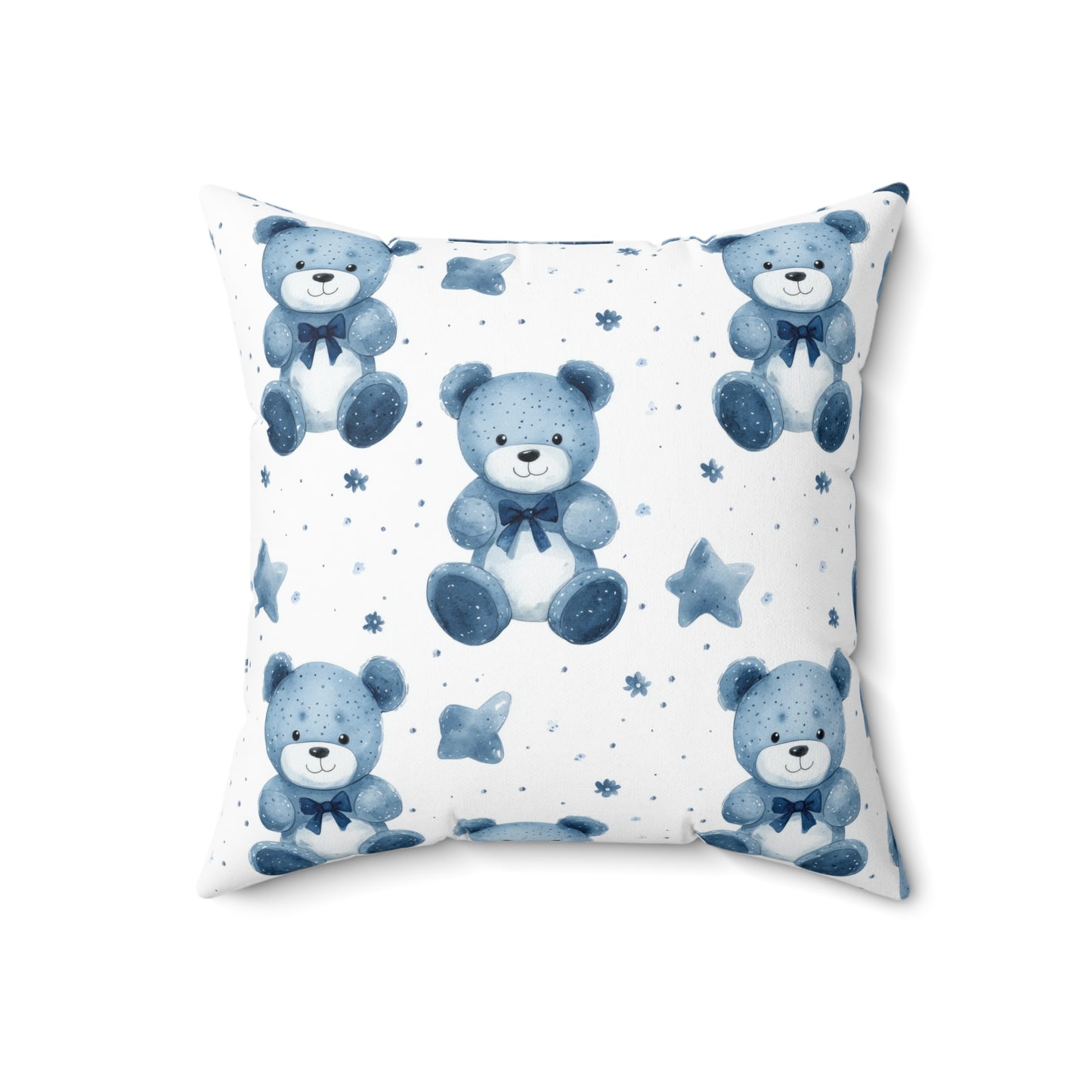 Cuddly Bear Decorative Pillow, Cozy Home Accent, Kids Room Decor, Nursery Cushion, Gift for Baby Shower, Soft Plush Pillow