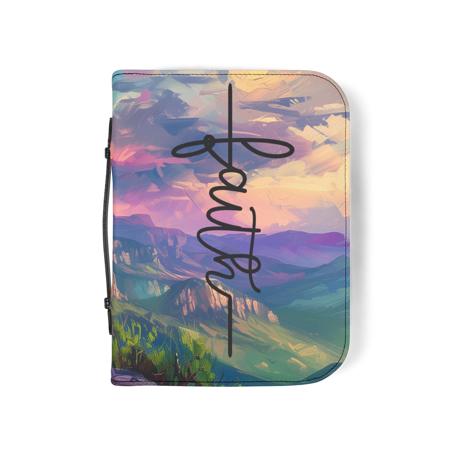 Inspirational Bible Cover - Faith, Christian Gift, Religious Journal, Bible Holder, Spiritual Keepsake