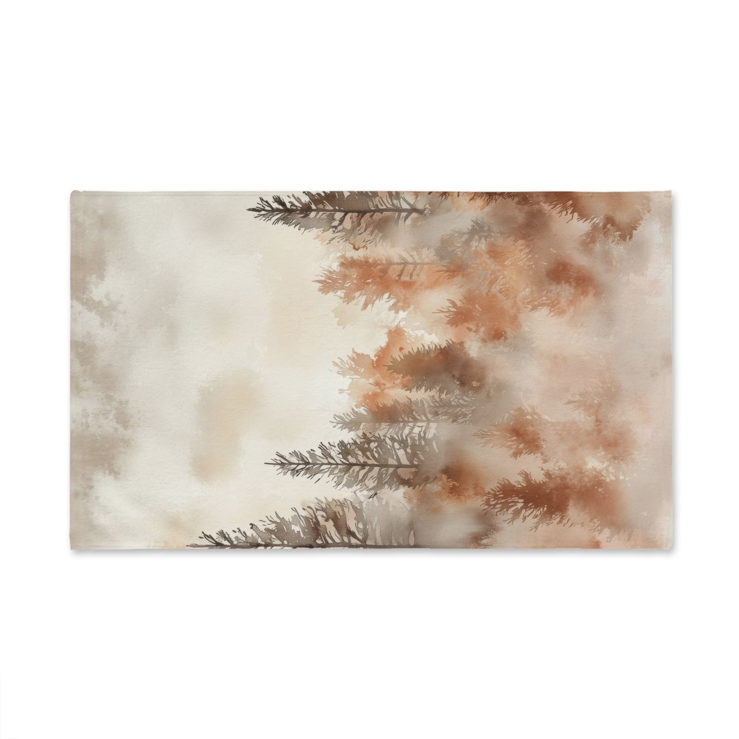 Serene Autumn Hand Towel, Rustic Bathroom Decor, Cozy Home Accessory, Gift for Nature Lovers, Fall Hand Towel, Kitchen Towel