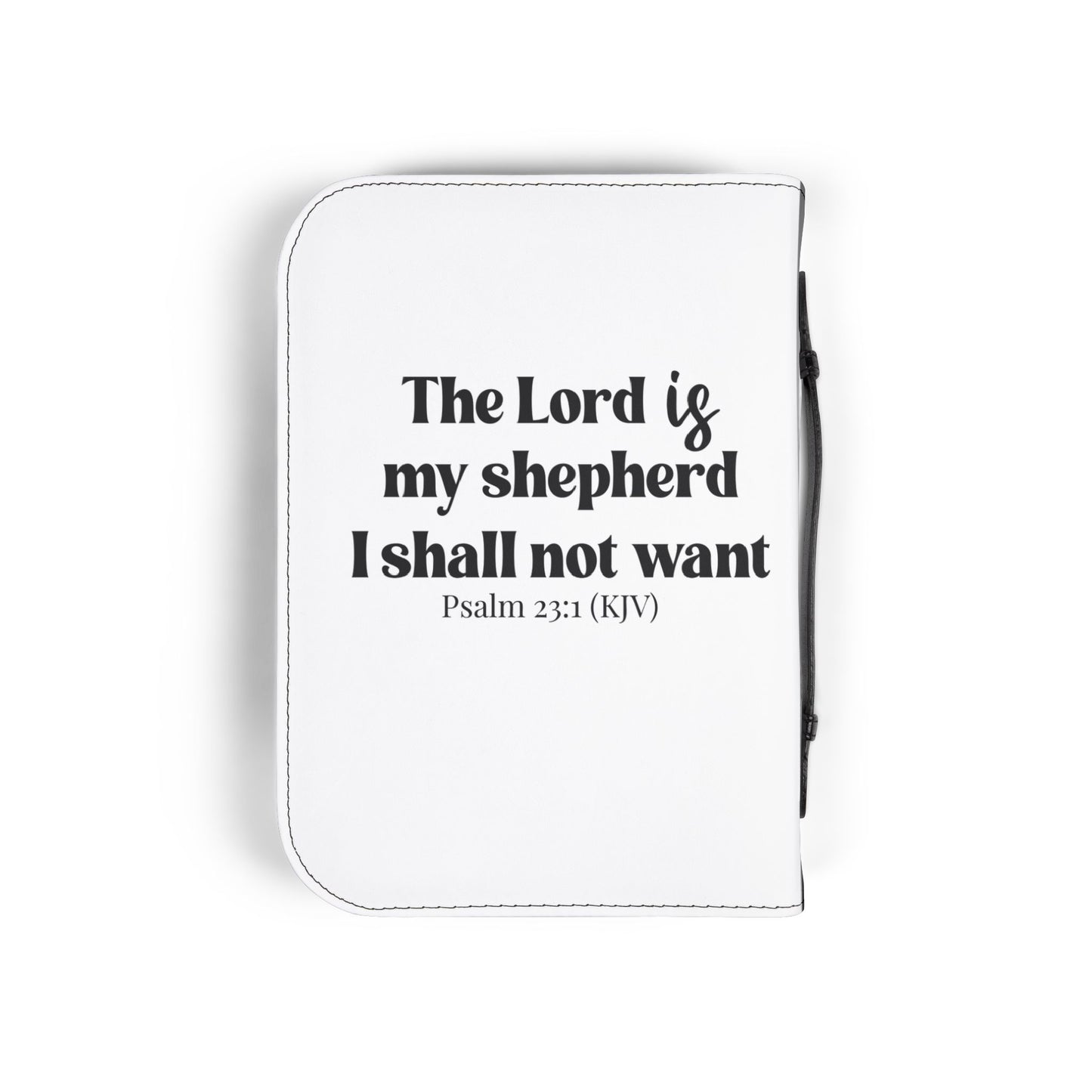 Spiritual Bible Cover with Inspirational Quotes, Faithful Gift for Christians, Church Accessories, Religious Decor, Psalm 23:1