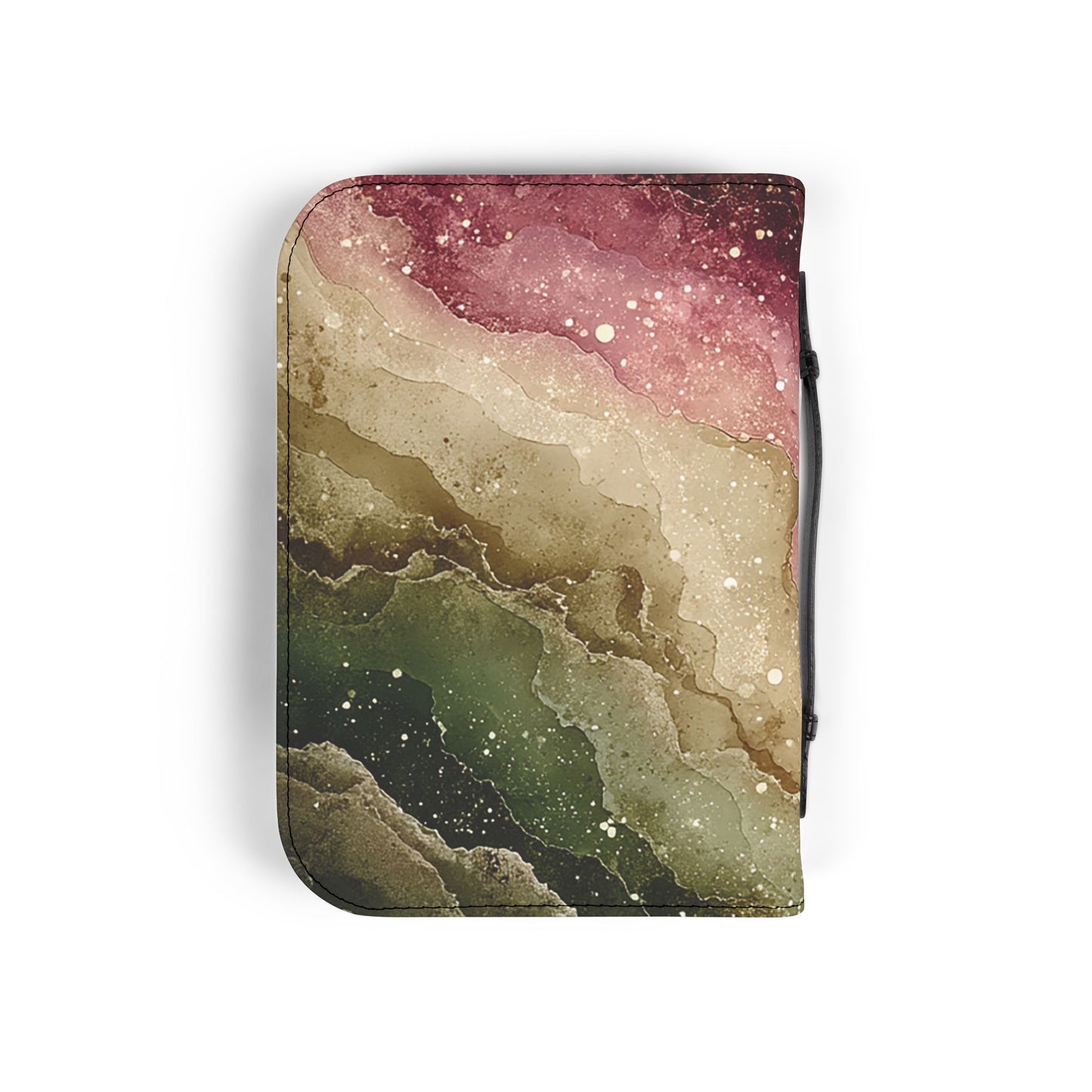 Celestial Bible Cover, Galaxy Inspired Book Cover, Christian Gift, Religious Journaling Accessory, Personalized Prayer Book, Space Art