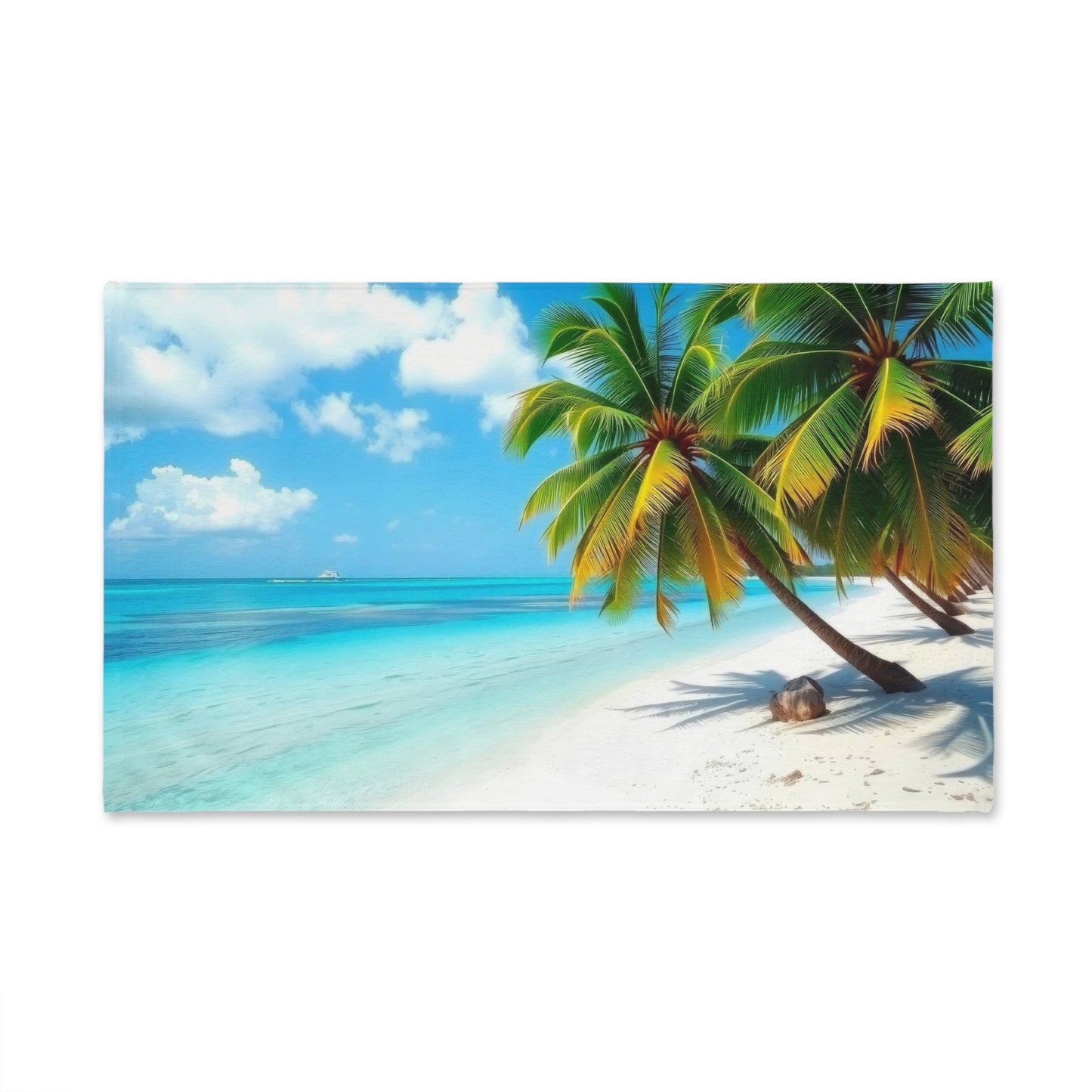 Tropical Paradise Hand Towel, Beach Vibes, Summer Decor, Gift, Bathroom Accessory, Poolside Essentials, Vacation Home