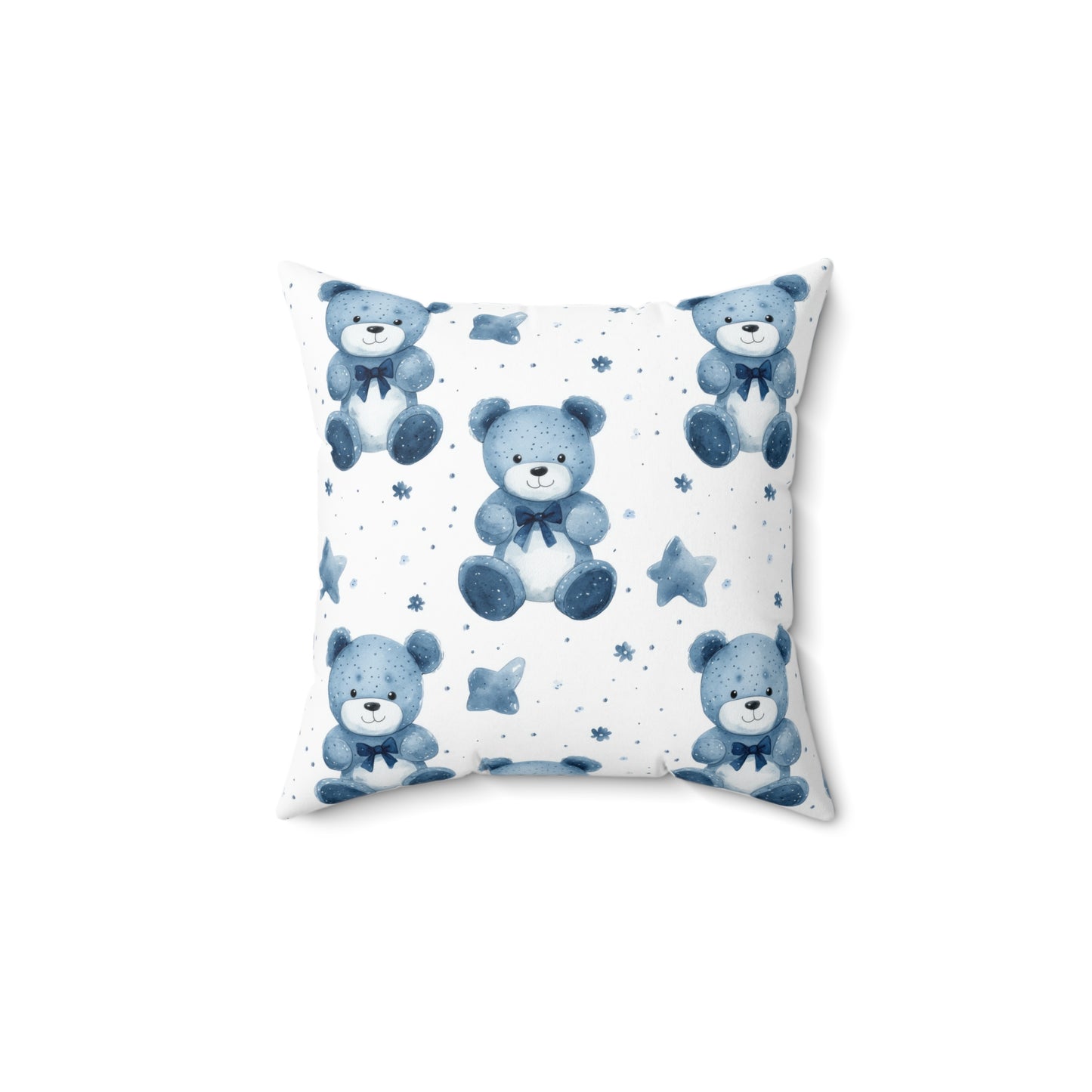 Cuddly Bear Decorative Pillow, Cozy Home Accent, Kids Room Decor, Nursery Cushion, Gift for Baby Shower, Soft Plush Pillow