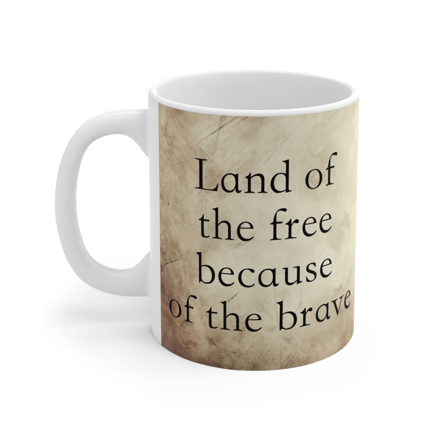 Patriotic Coffee Mug, Military Tribute Drinkware, Veteran Appreciation Gift, Memorial Day Keepsake, Independence Day Decor