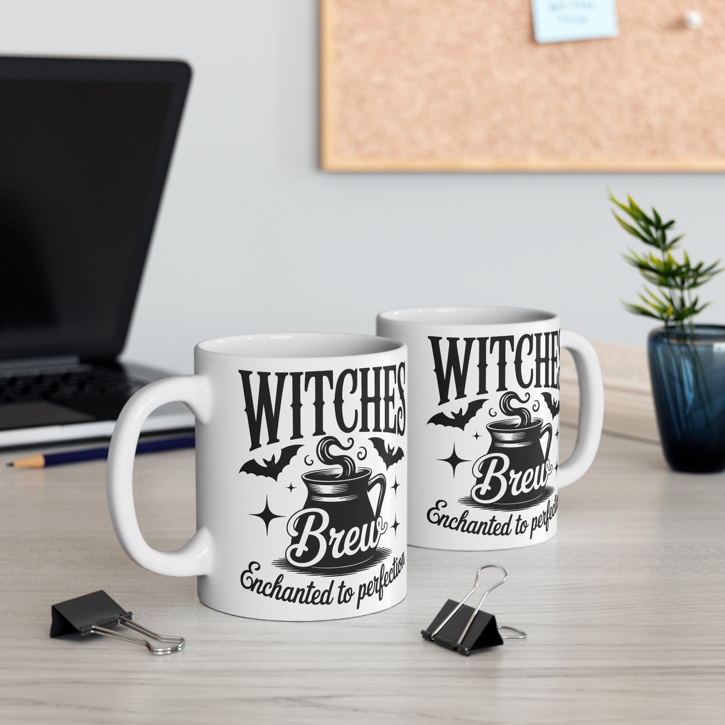 Witches Brew Mug | Enchanted Coffee Cup, Cute Gift for Witches, Halloween Decor, Spooky Tea Cup, Magical Kitchenware
