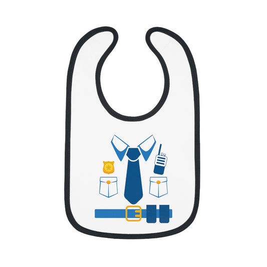 Baby Bib for Police Officers, Funny Police Themed Bib, Cute Baby Gift, Baby Shower Gift, Bib for Little Officers