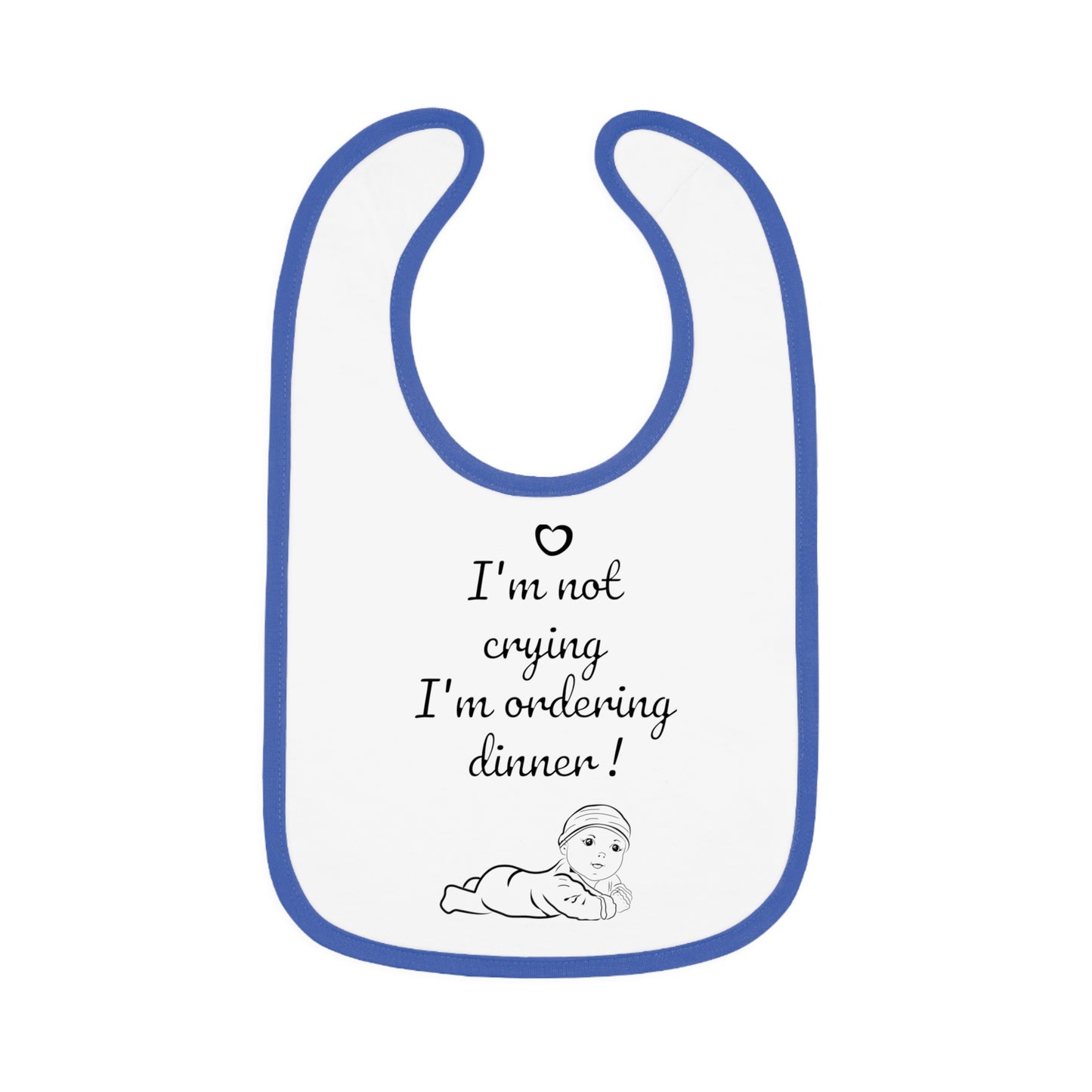 Whimsical Baby Bib with Cute Quote - Perfect for New Parents, Baby Showers, Infant Gift, Unique Fun Eating Accessory