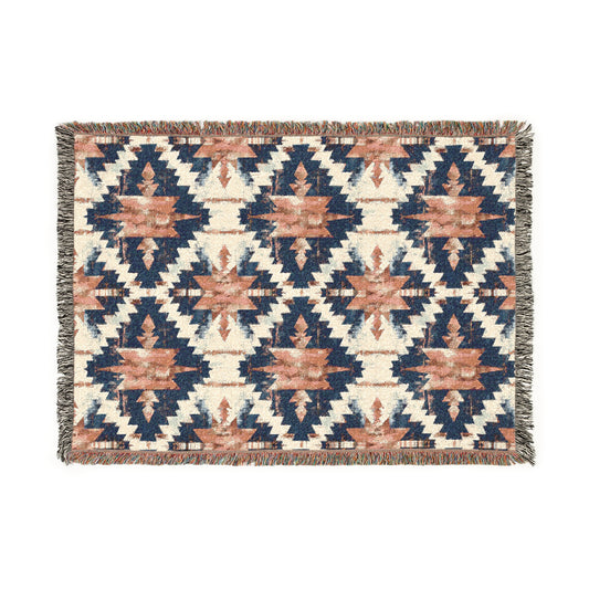 Cozy Southwest Woven Blanket - Perfect for Home Decor, Gifts, Camping, Picnics, and Cozy Evenings