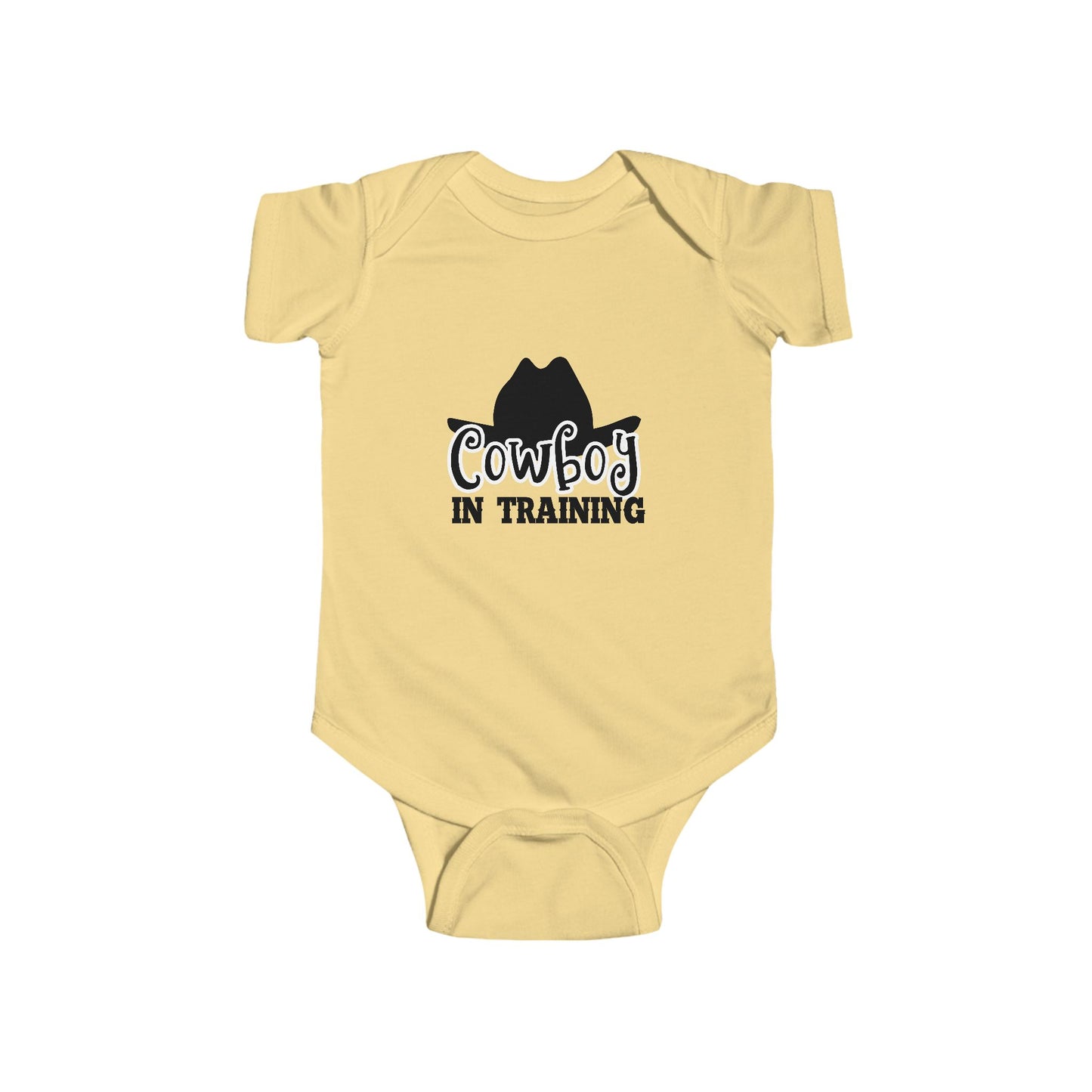 Cowboy in Training Infant Bodysuit, Baby Shower Gift, Cute Baby Outfit, Western Themed Baby Clothes, Infant Apparel