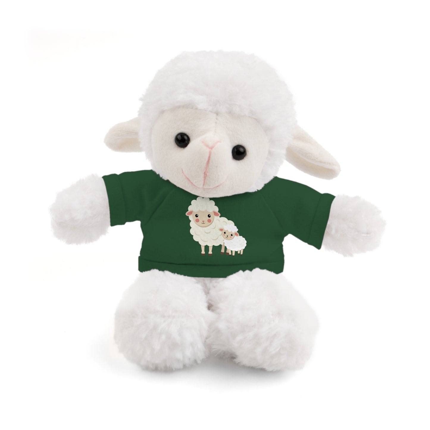 Adorable Stuffed Animal with Tee - Perfect Gift for Kids, Baby Showers, Nursery Decor, Cuddle Buddy, Unique Plush Toy