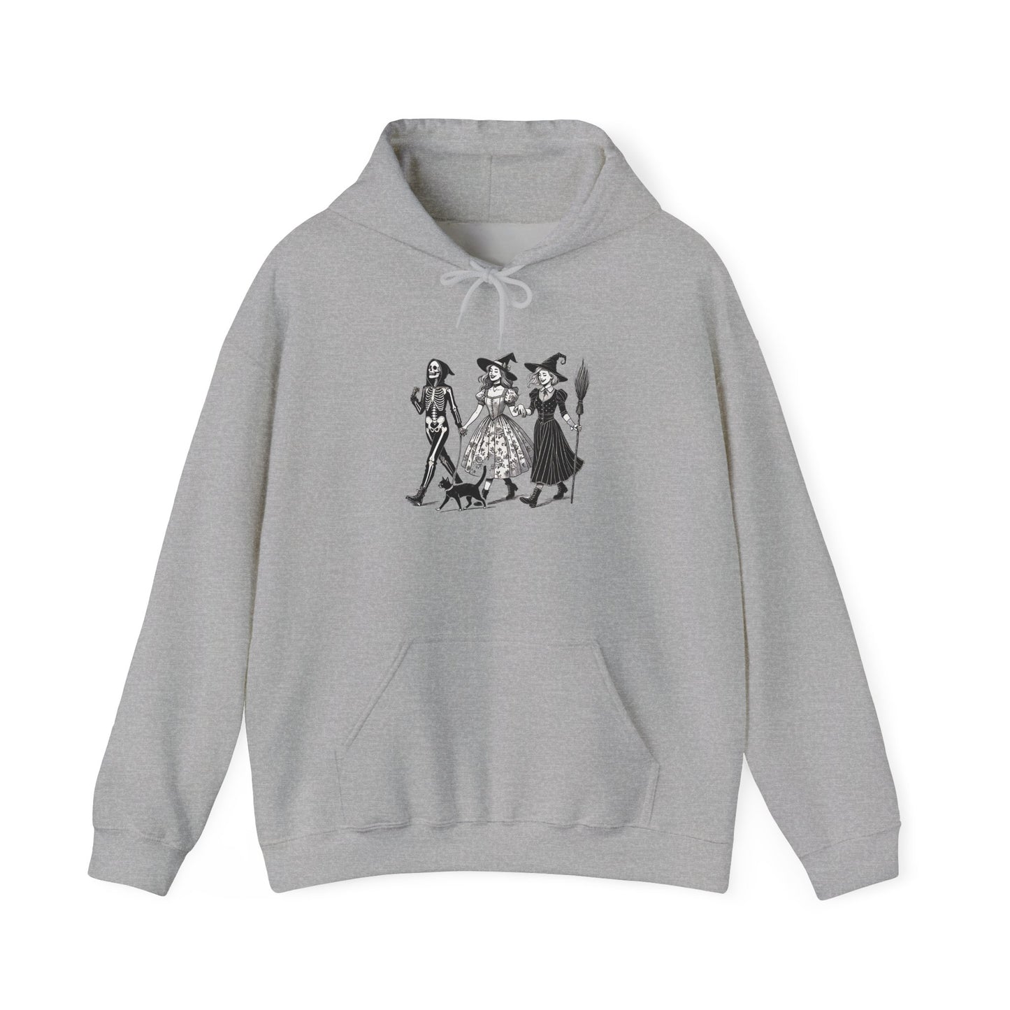 Whimsical Witchy Sweatshirt - Cozy Halloween Hoodie, Cute Gift for Fall, Unisex Casual Wear, Perfect for Parties