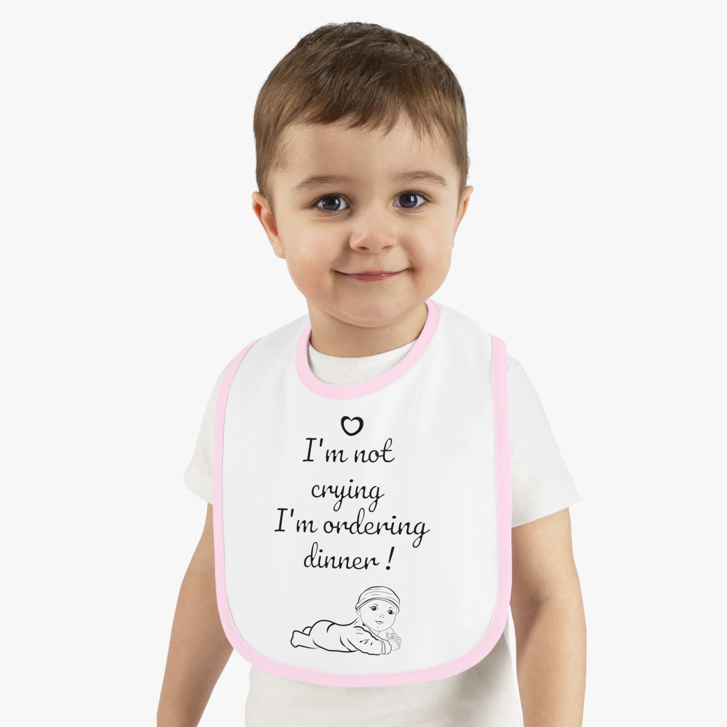 Whimsical Baby Bib with Cute Quote - Perfect for New Parents, Baby Showers, Infant Gift, Unique Fun Eating Accessory