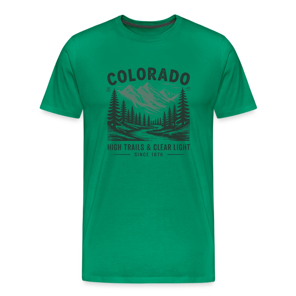 Colorado Men's Premium T-Shirt - kelly green