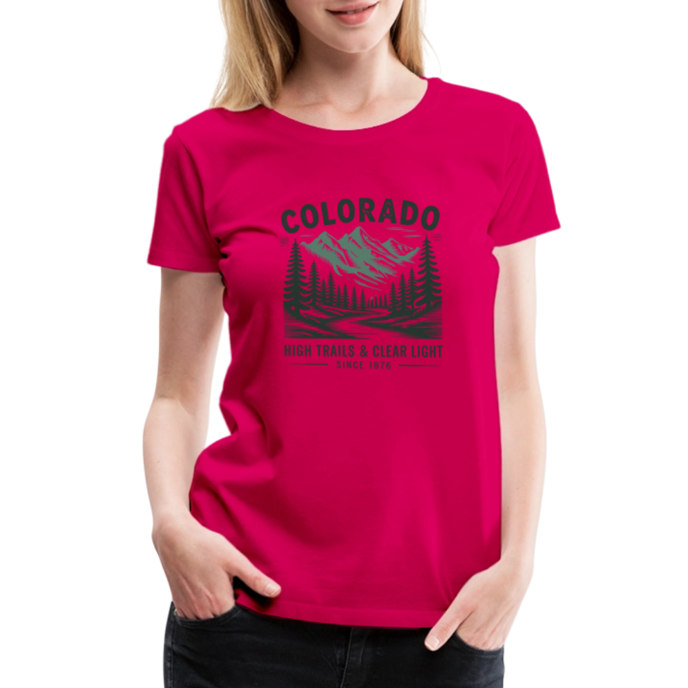 Colorado Women’s Premium T-Shirt - dark pink