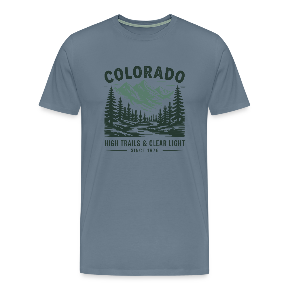 Colorado Men's Premium T-Shirt - steel blue