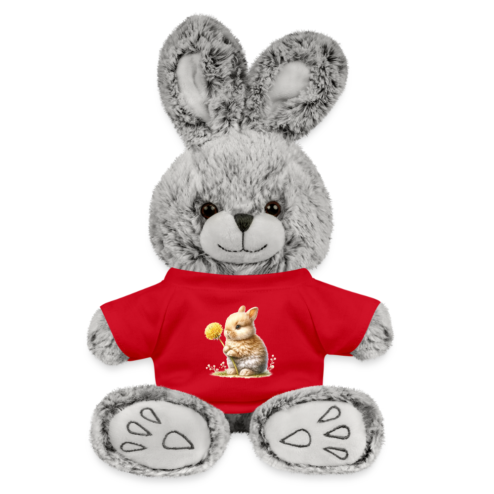 Rabbit with Dandelion - red
