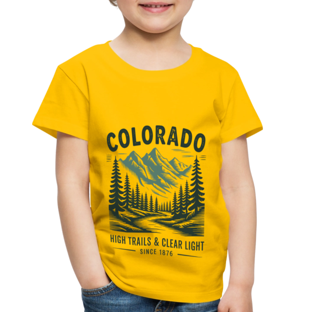 Colorado Toddler Premium T-Shirt - sun yellow