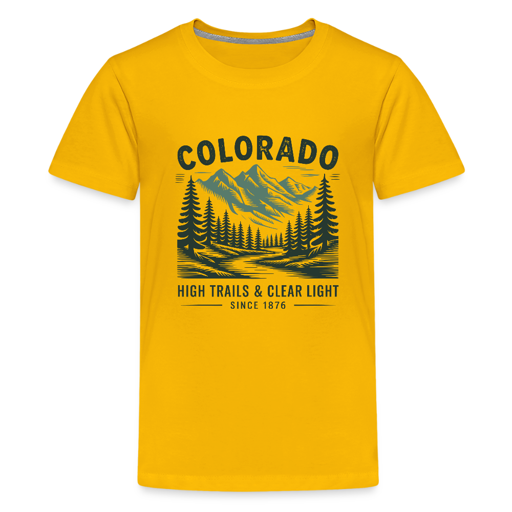 Colorado Kids' Premium T-Shirt - sun yellow