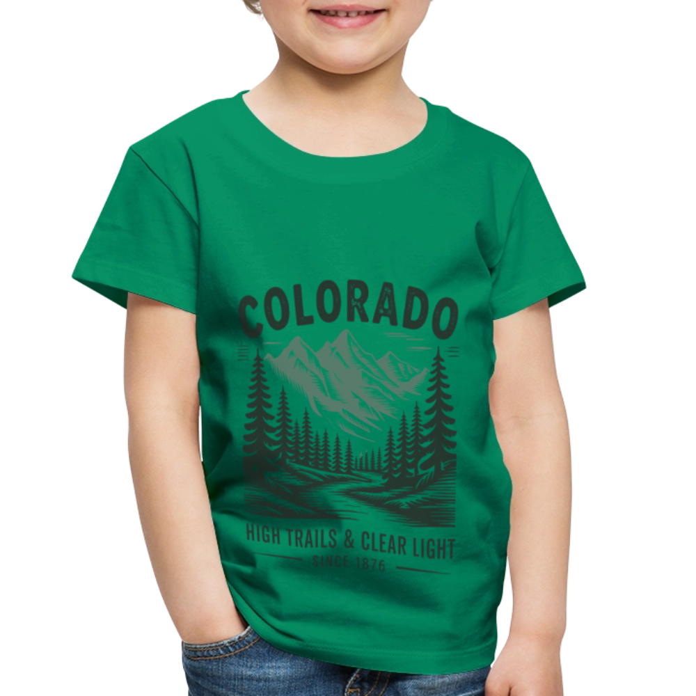 Colorado Toddler Premium T-Shirt - kelly green