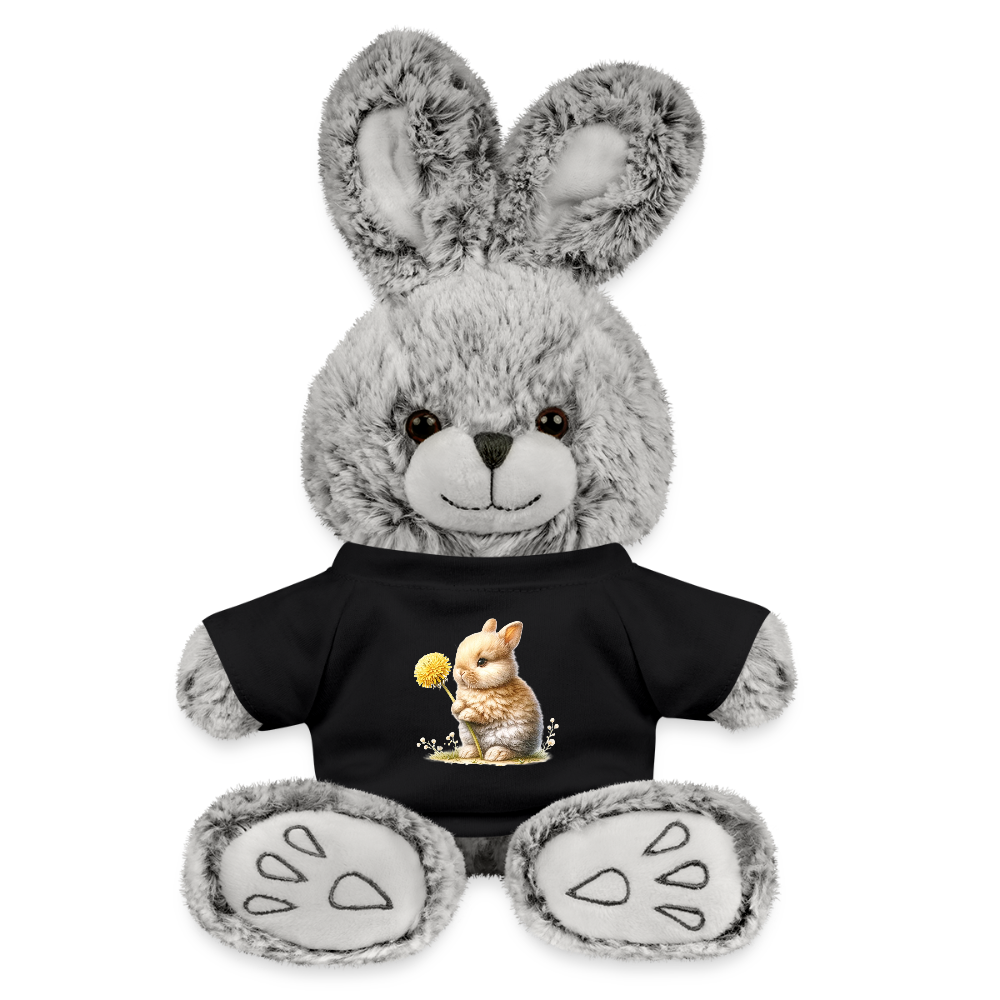 Rabbit with Dandelion - black