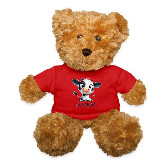 Got Moo? Teddy Bear - red