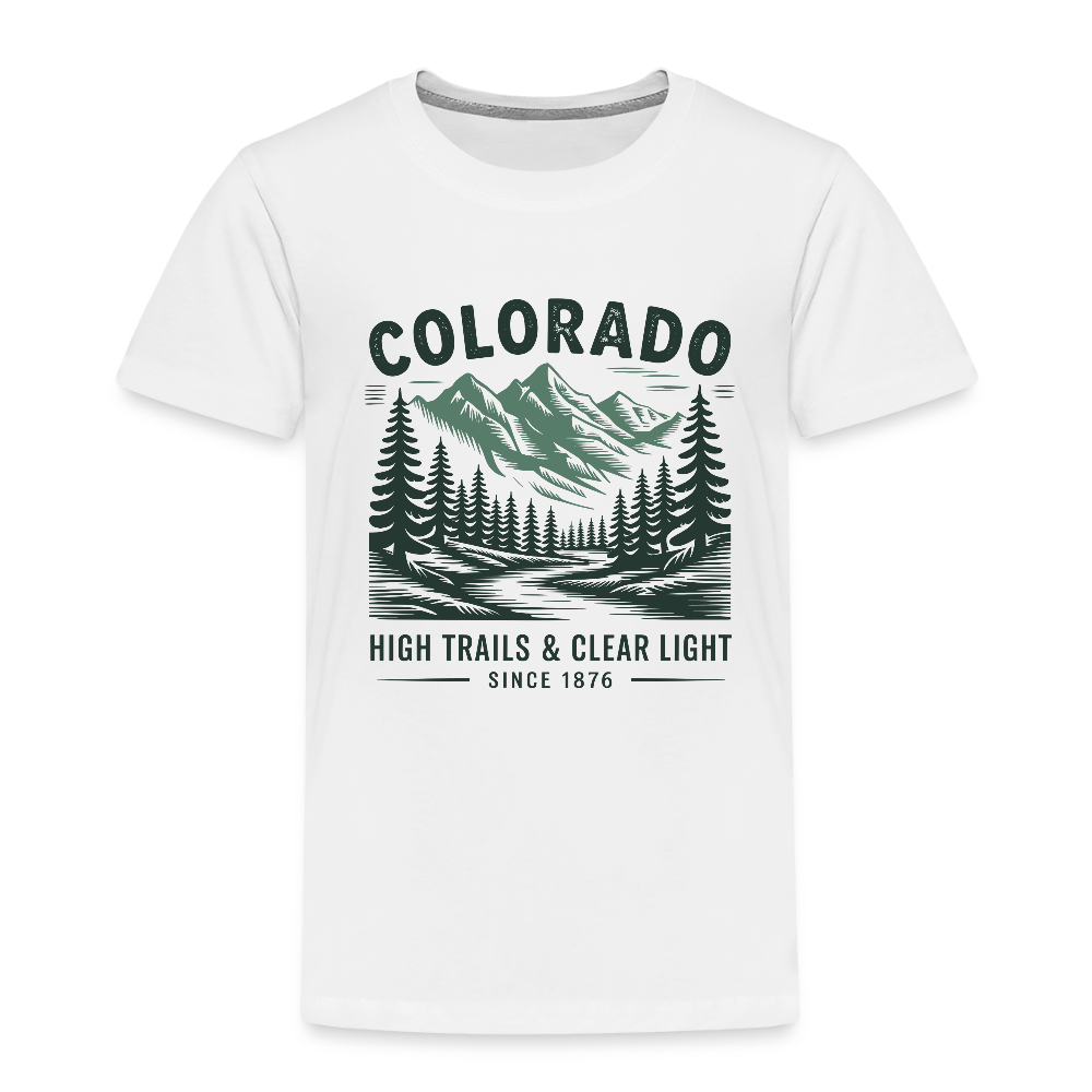 Colorado Toddler Premium T-Shirt - white