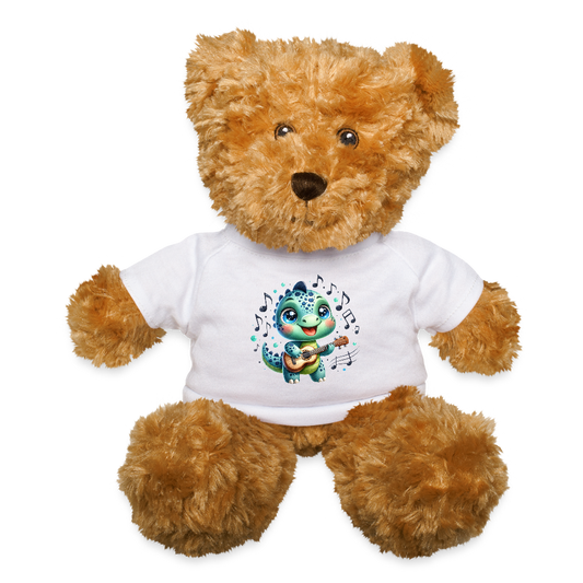 Dinosaur Teddy Bear - white