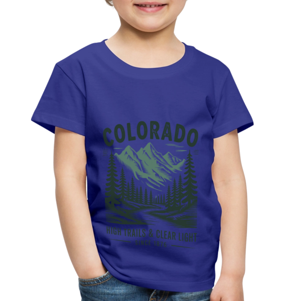 Colorado Toddler Premium T-Shirt - royal blue