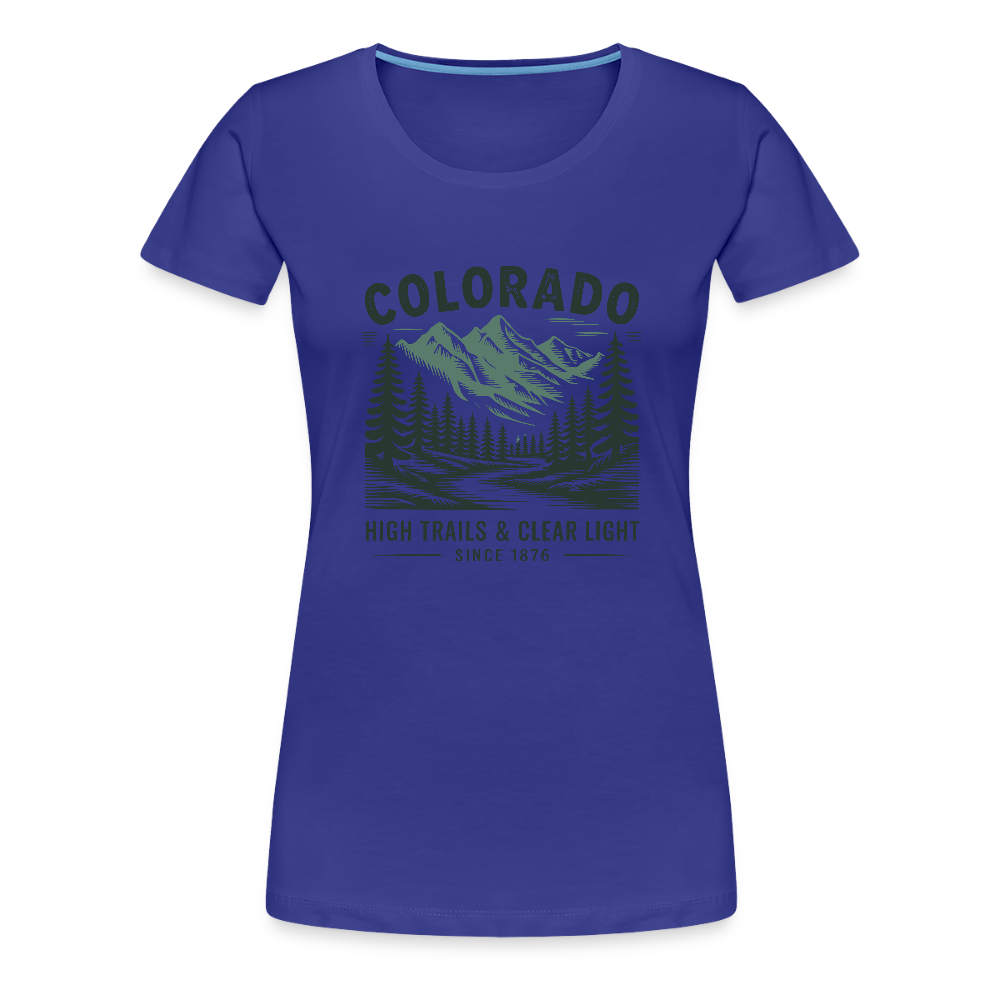 Colorado Women’s Premium T-Shirt - royal blue