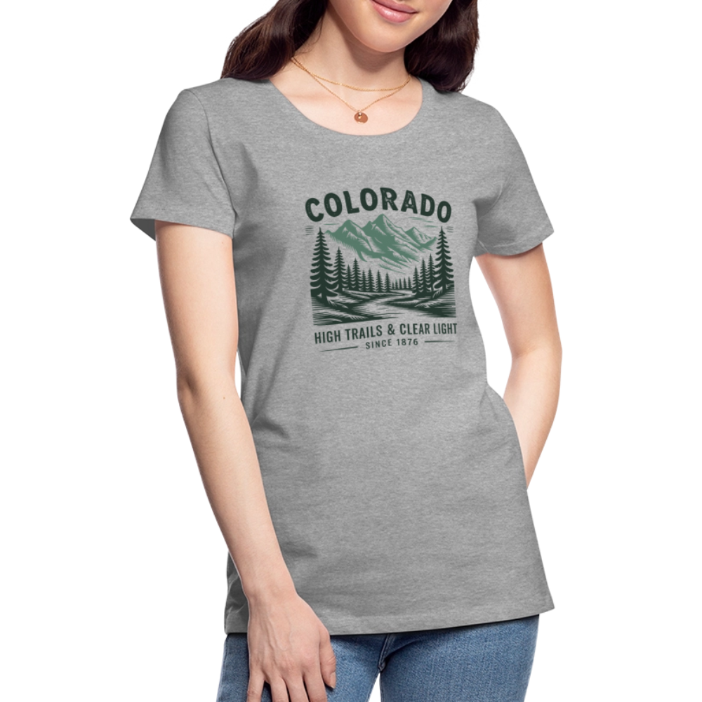 Colorado Women’s Premium T-Shirt - heather gray