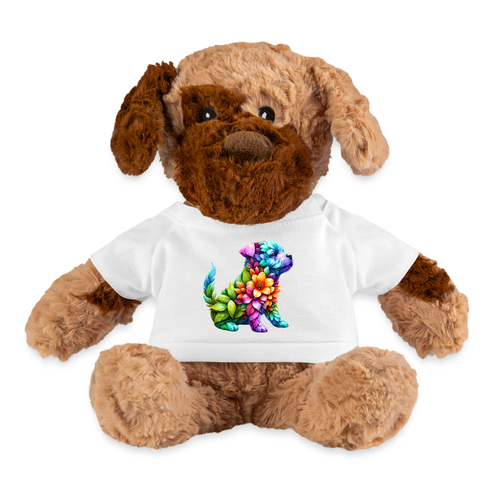 Floral Dog - white