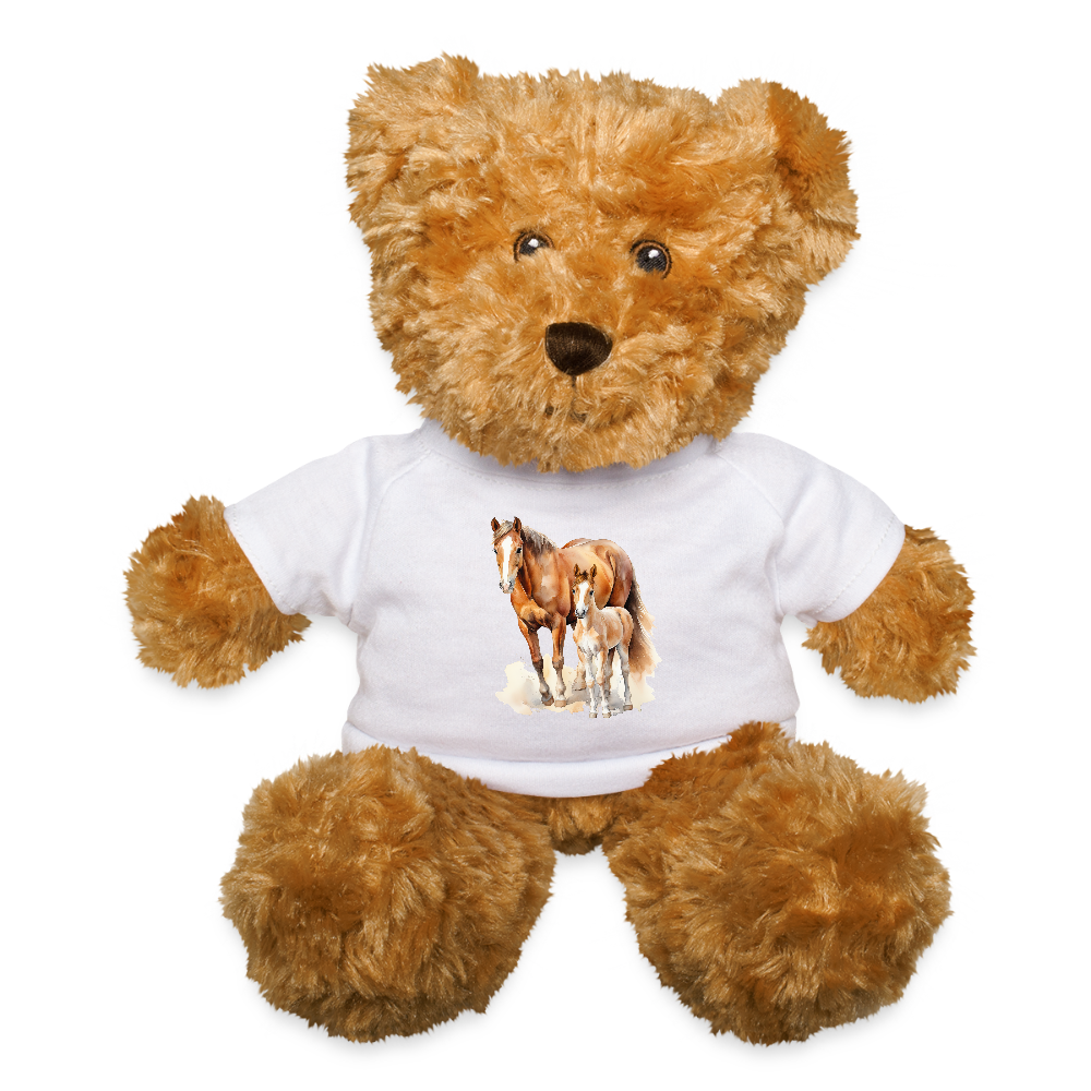 Horsey Teddy Bear - white