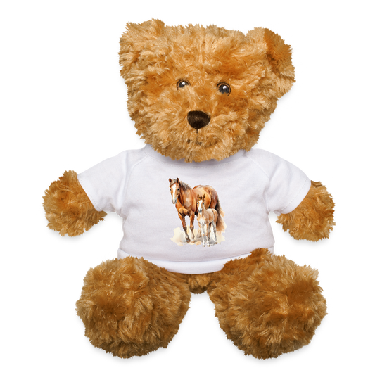 Horsey Teddy Bear - white