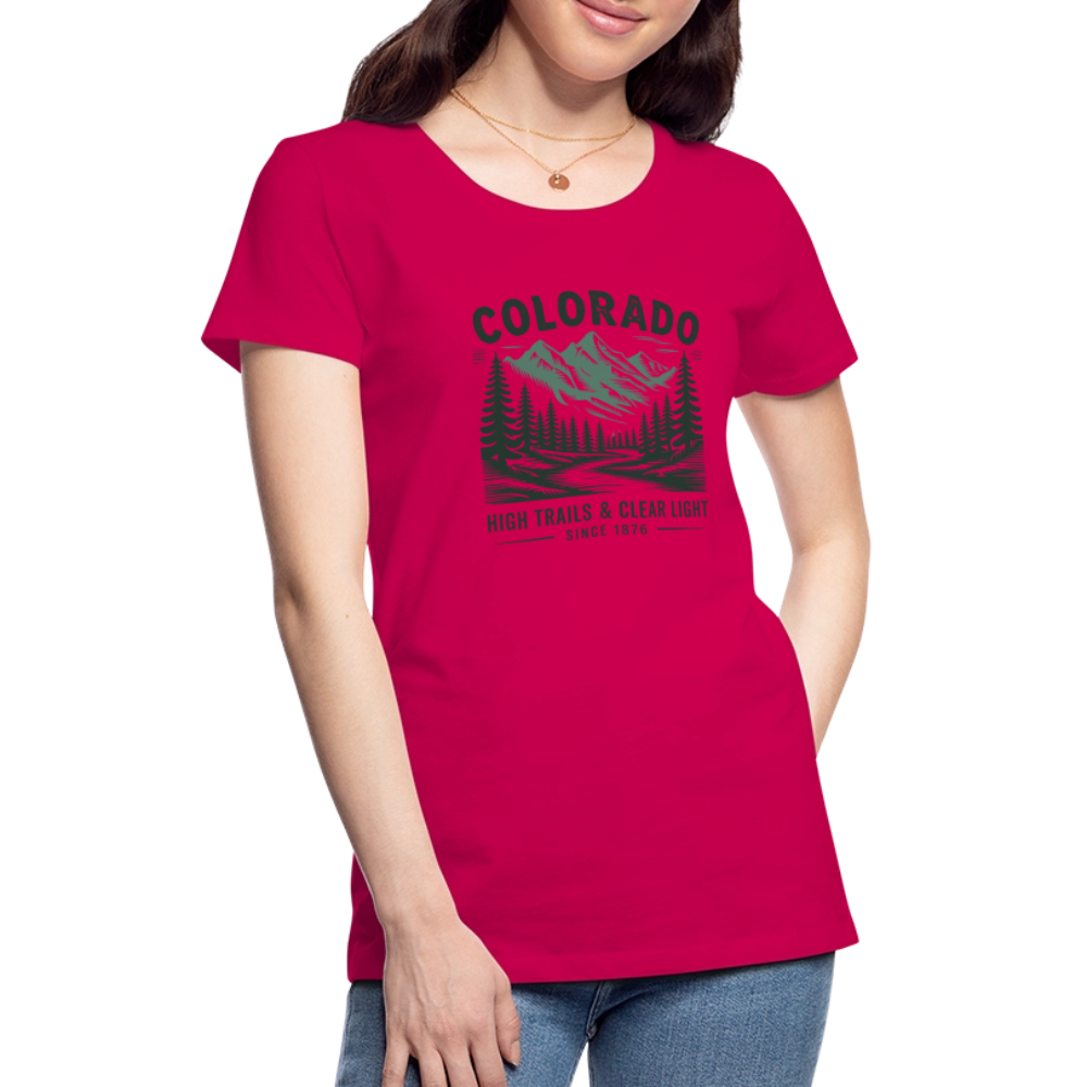 Colorado Women’s Premium T-Shirt - dark pink