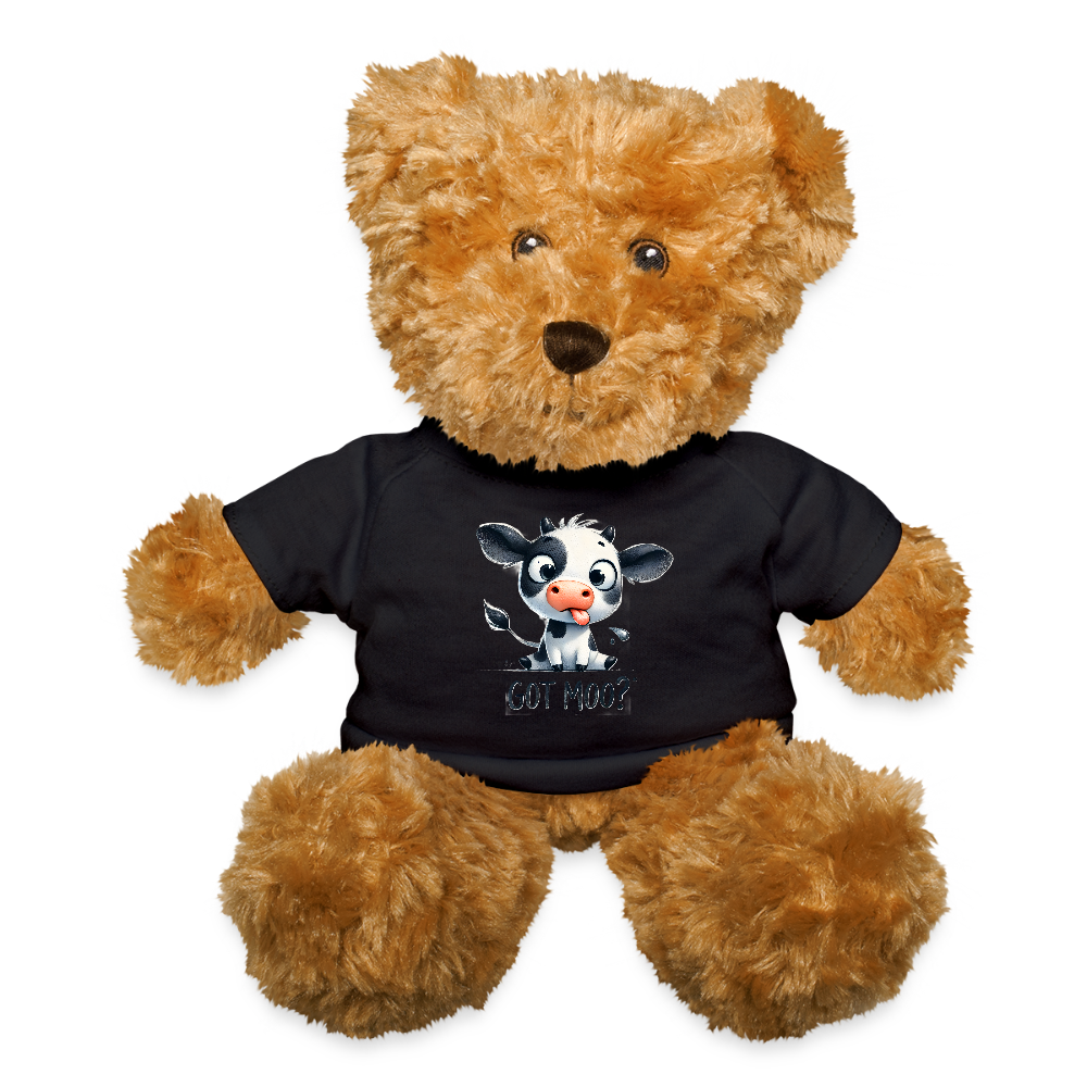 Got Moo? Teddy Bear - black