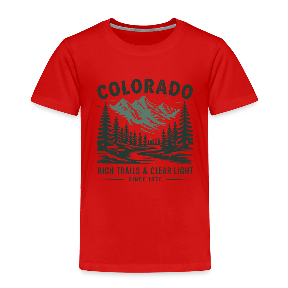 Colorado Toddler Premium T-Shirt - red