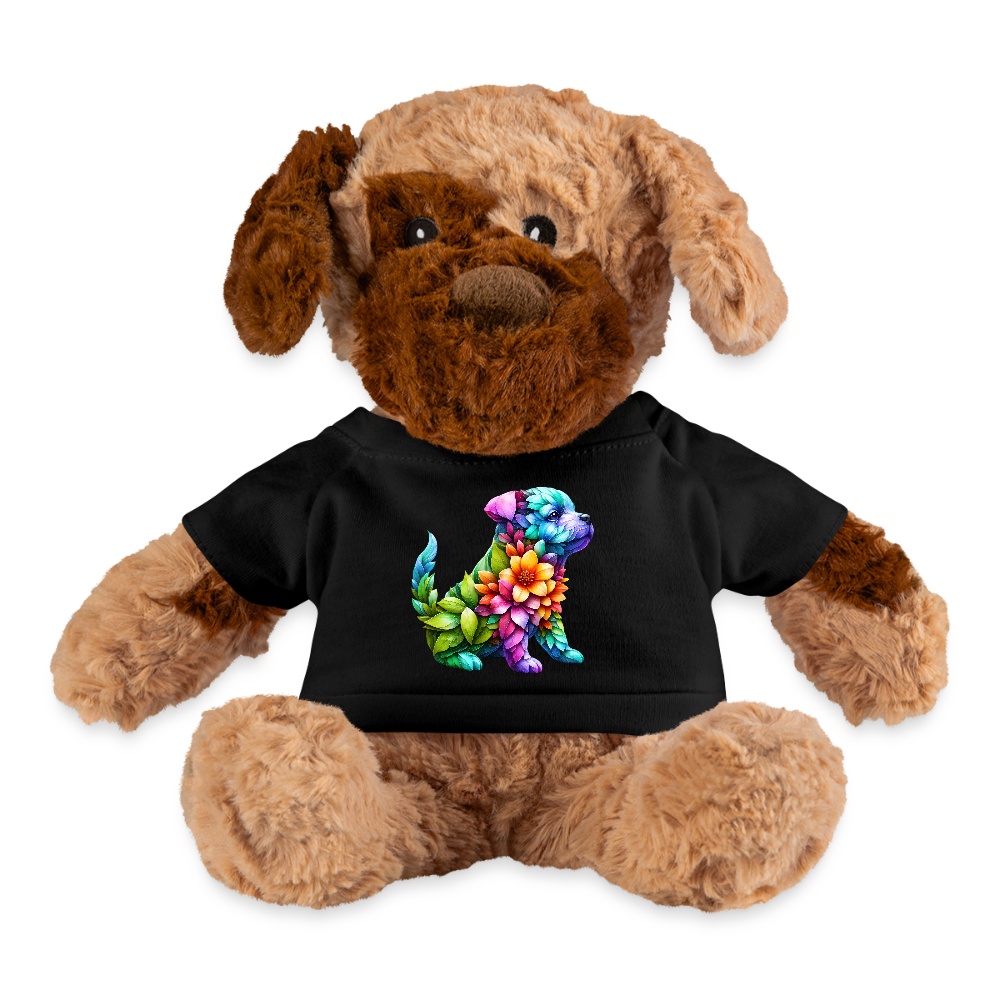 Floral Dog - black