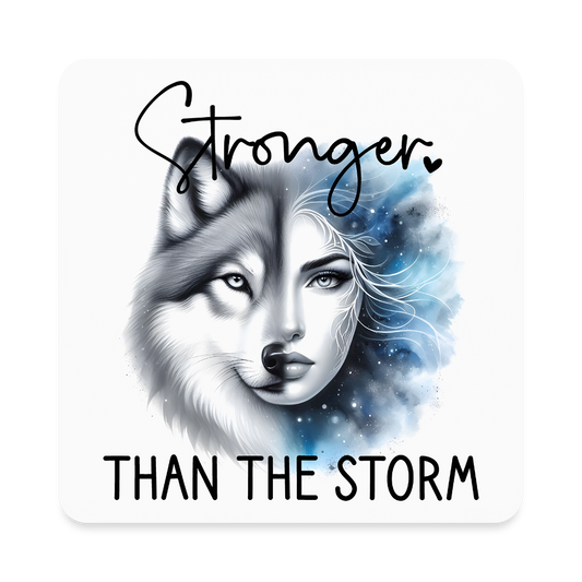 Stronger Square Magnet - white