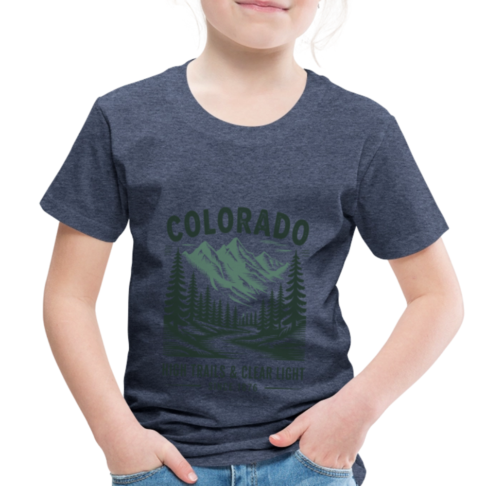 Colorado Toddler Premium T-Shirt - heather blue